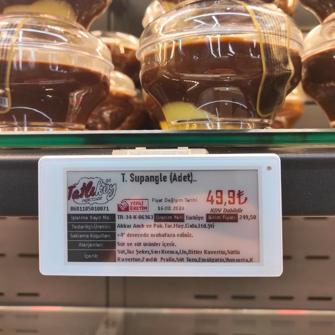 3.50" ELECTRONIC SHELF LABEL