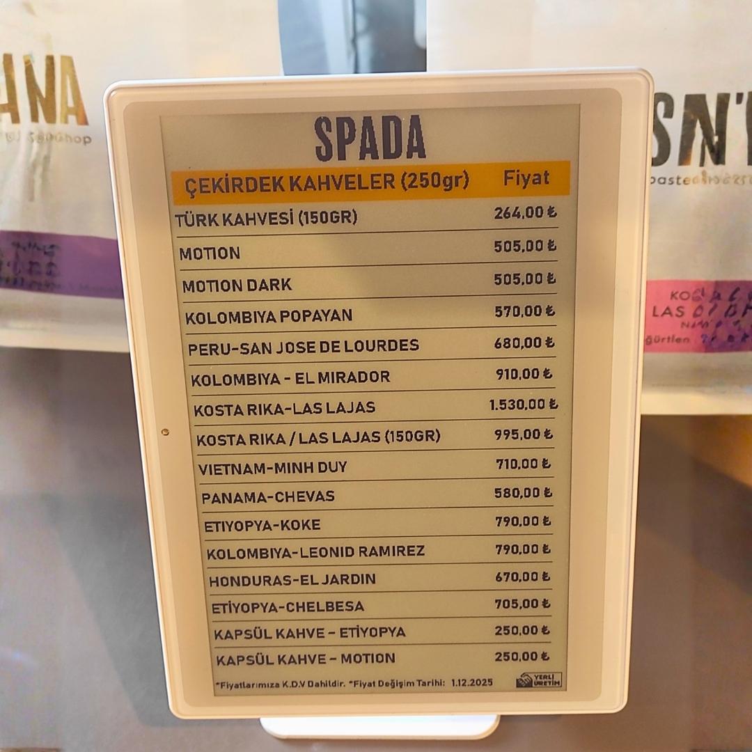7.50" ELECTRONIC SHELF LABEL